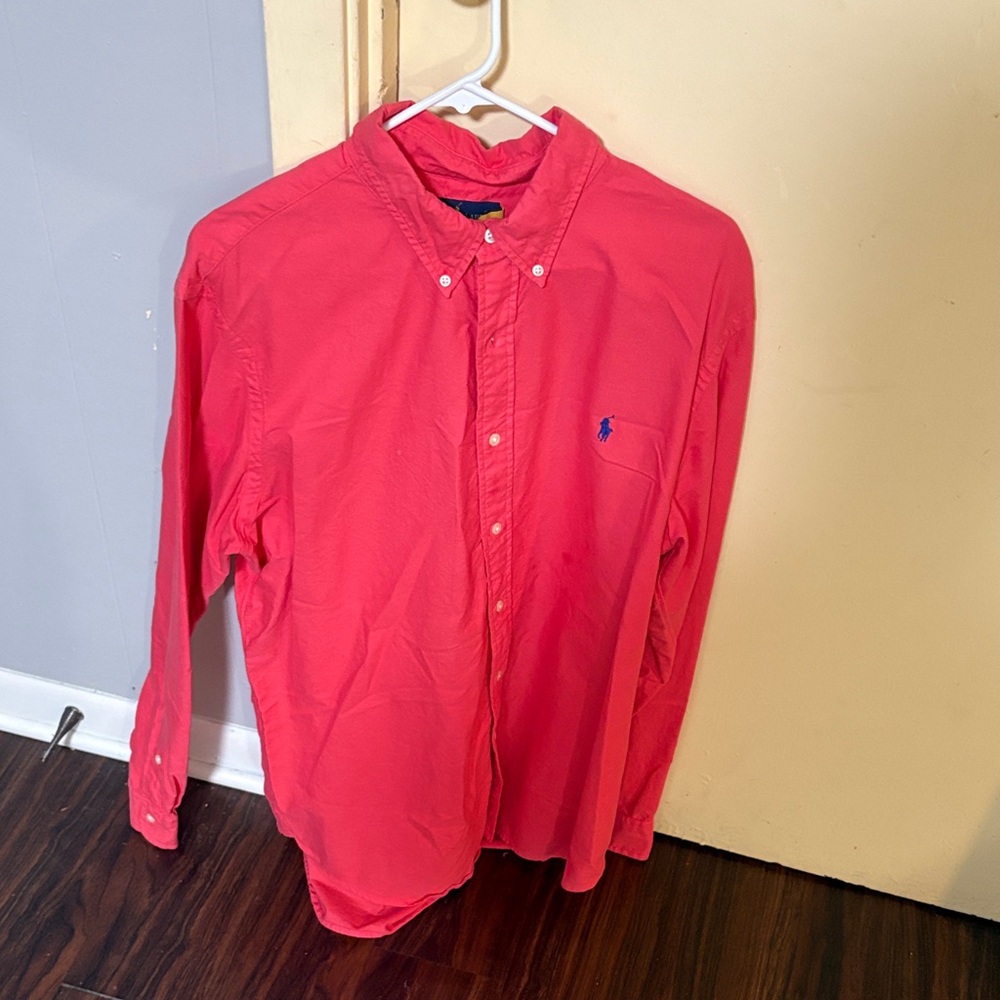 Polo Ralph Lauren Bright Pink Button-Down Shirt